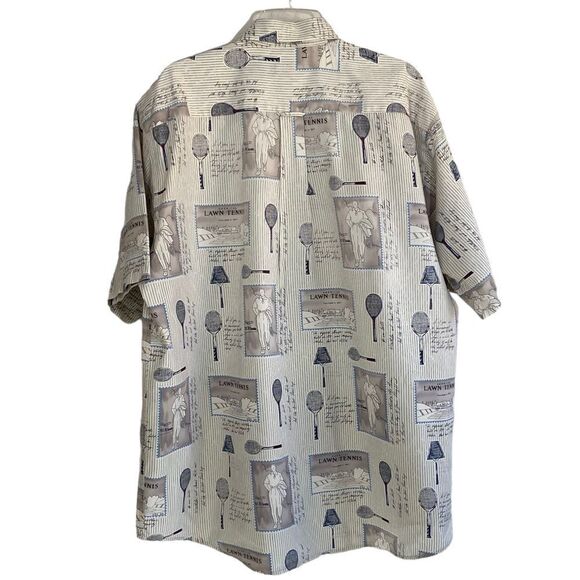 NAUTICA - SZ. LARGE - VINTAGE 90’s -AMERICAN LAWN TENNIS - EXCELLENT CONDITION - Picture 4 of 12